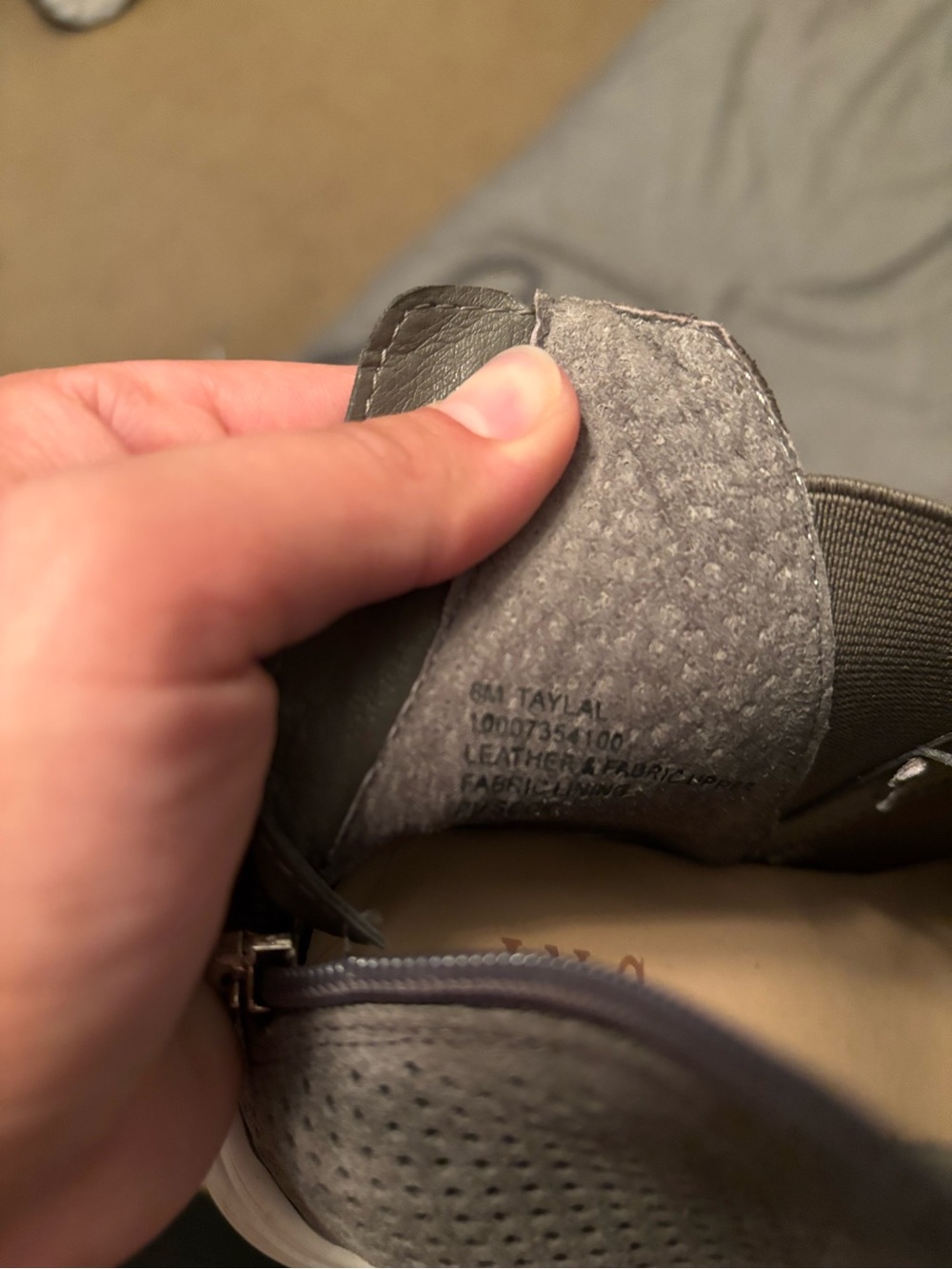 INC International Concepts Gray Wedge Sneakers